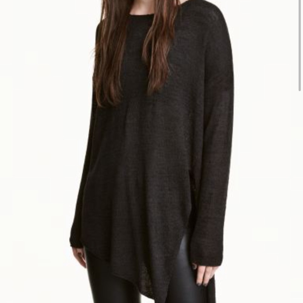 H&M Divided Asymmetric Loose-knit Sweater